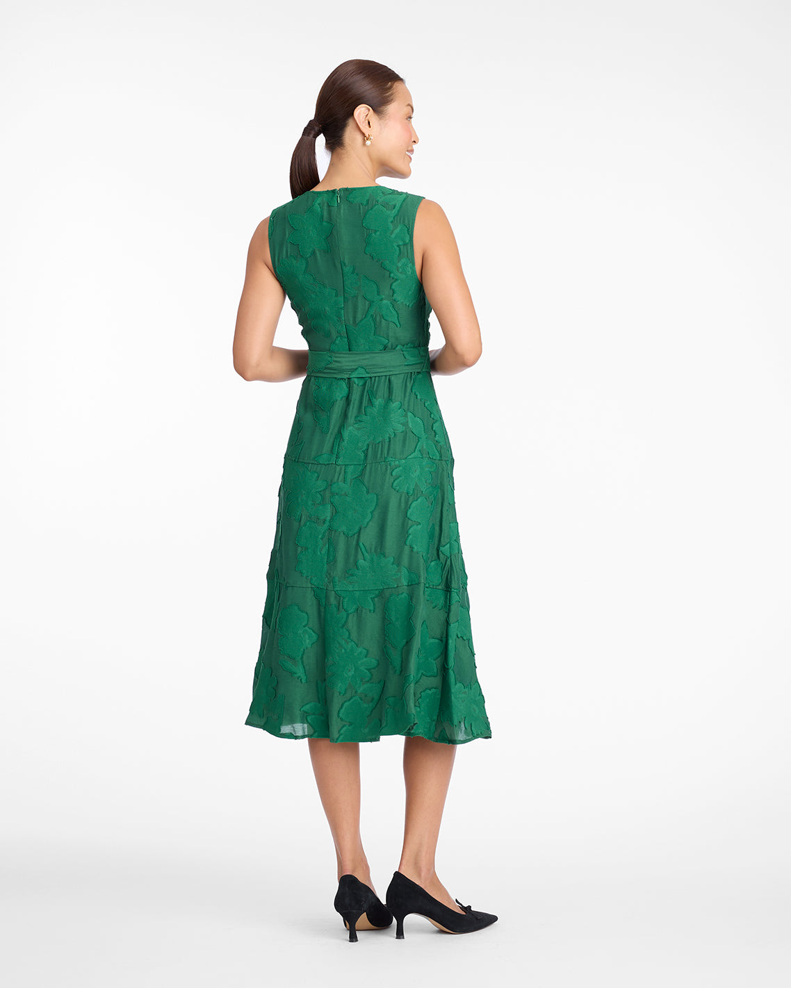 Elliston Midi Dress in Jacquard | Draper James Latest