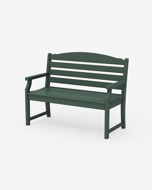Savannah 48" Bench in White | Draper James Exclusive