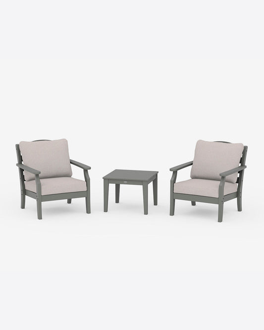 Savannah 3-Piece Deep Seating Set in Navy | Draper James Smart Buy