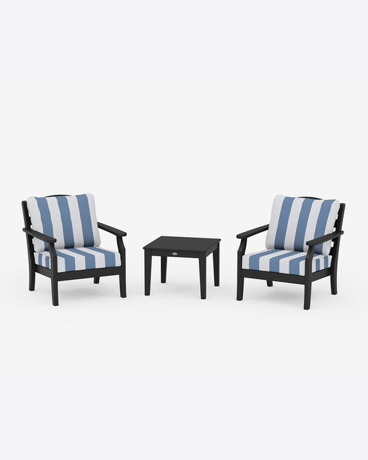 Savannah 3-Piece Seating Set – Cabana Stripe Green | Draper James Customer Favorite
