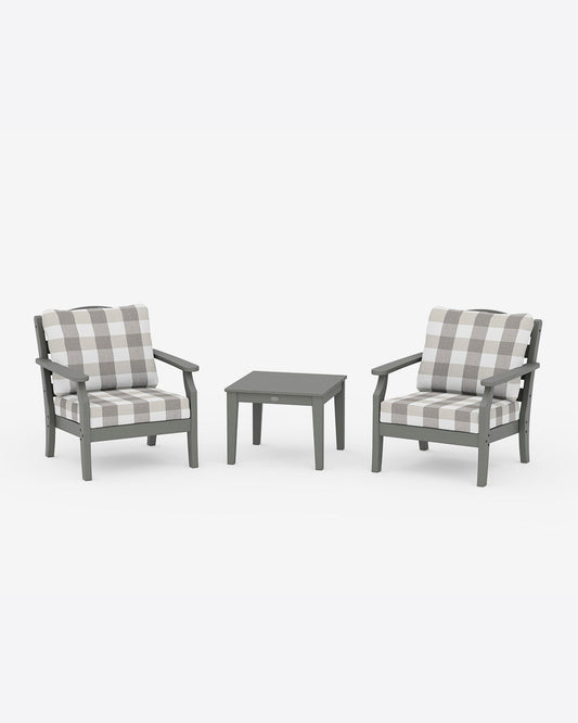 Savannah 3-Piece Deep Seating Set – Buffalo Plaid Original | Draper James New
