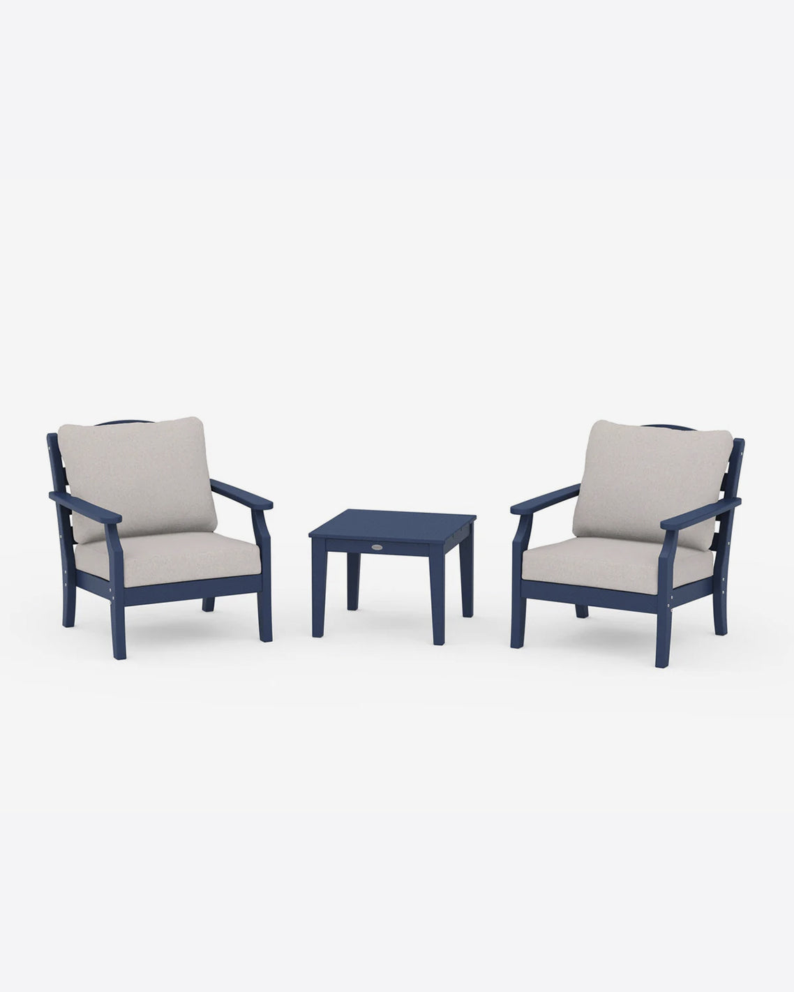 Savannah 3-Piece Deep Seating Set in Gray | Draper James Signature