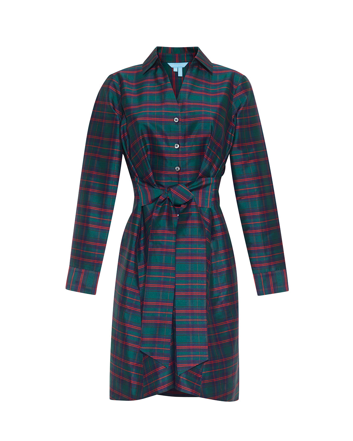 Layla Mini Shirtdress in Plaid | Draper James Quality