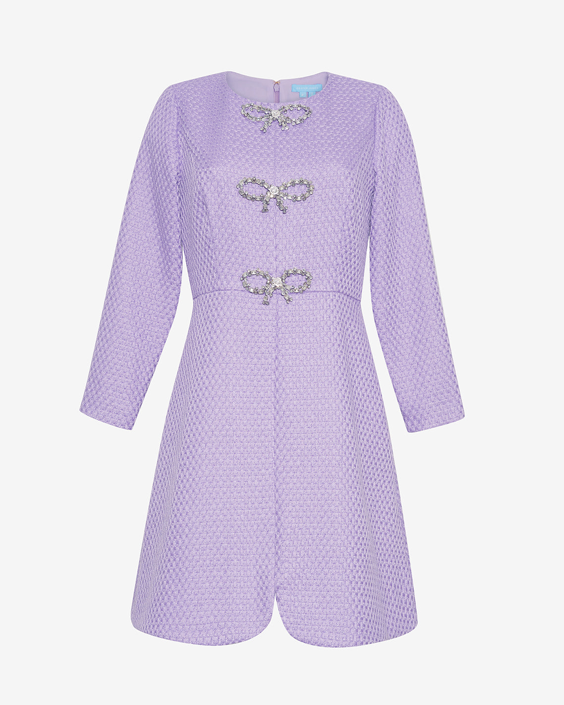 Long-Sleeve Sadie Shift Dress in Lilac | Draper James Classic