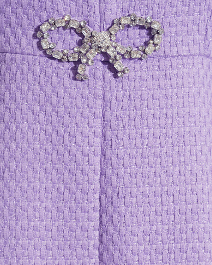 Long-Sleeve Sadie Shift Dress in Lilac | Draper James Classic