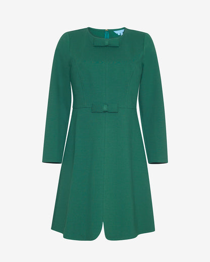 Long-Sleeve Sadie Shift Dress in Evergreen | Draper James Discount