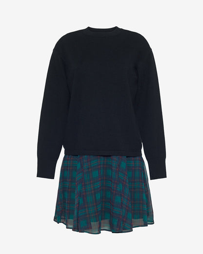 Elliot Sweater Dress in Evergreen Tartan | Draper James Customer Favorite