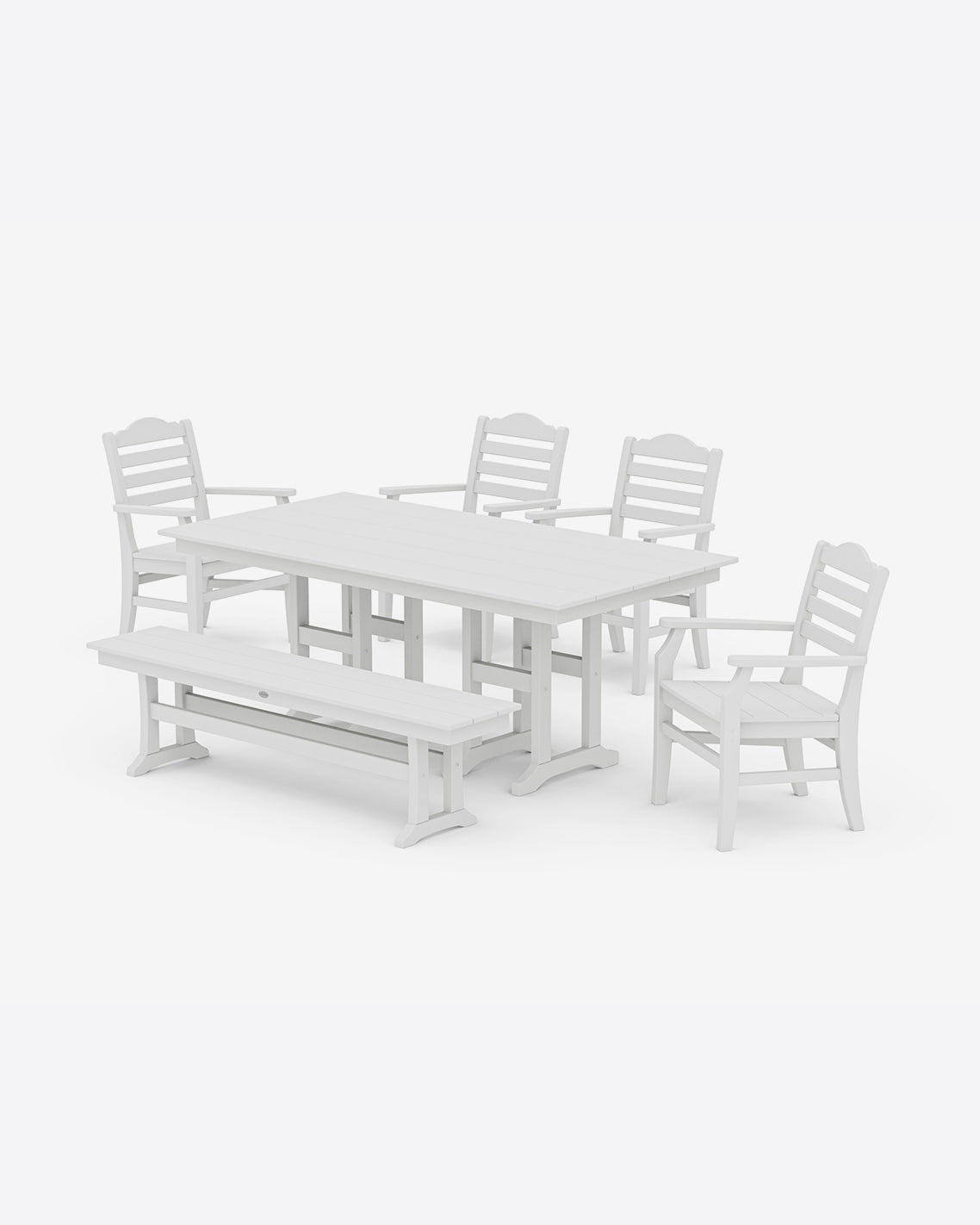 Savannah 6-Piece Farmhouse Dining Set with Bench in Sage | Draper James New