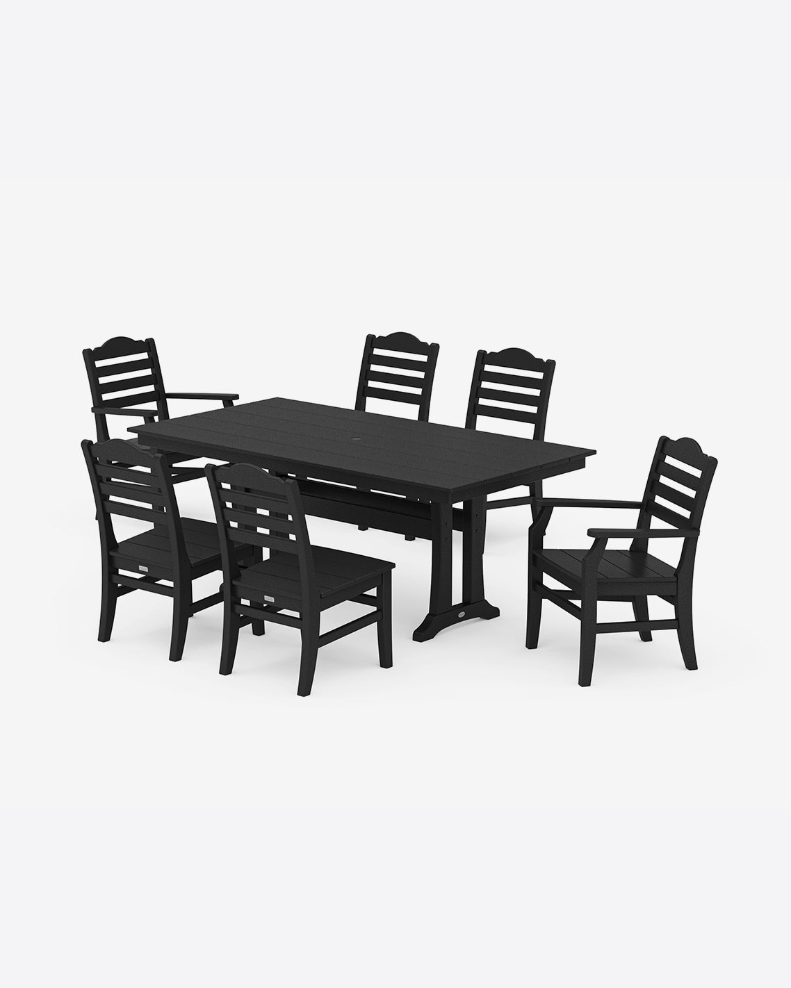 Savannah 7-Piece Farmhouse Dining Set with Trestle Legs | Draper James Signature