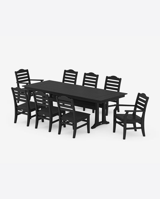 Savannah 9-Piece Farmhouse Dining Set with Trestle Legs | Draper James Discount