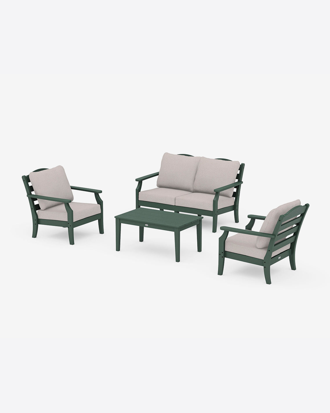 Savannah 4-Piece Seating Set with Loveseat in Gray | Draper James Popular