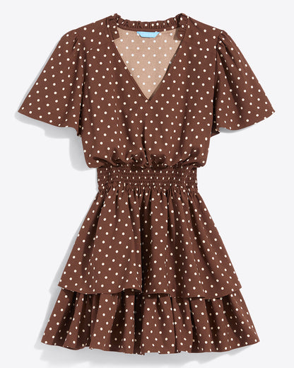 Alana Tiered Dress in Matte Satin | Draper James Trusted