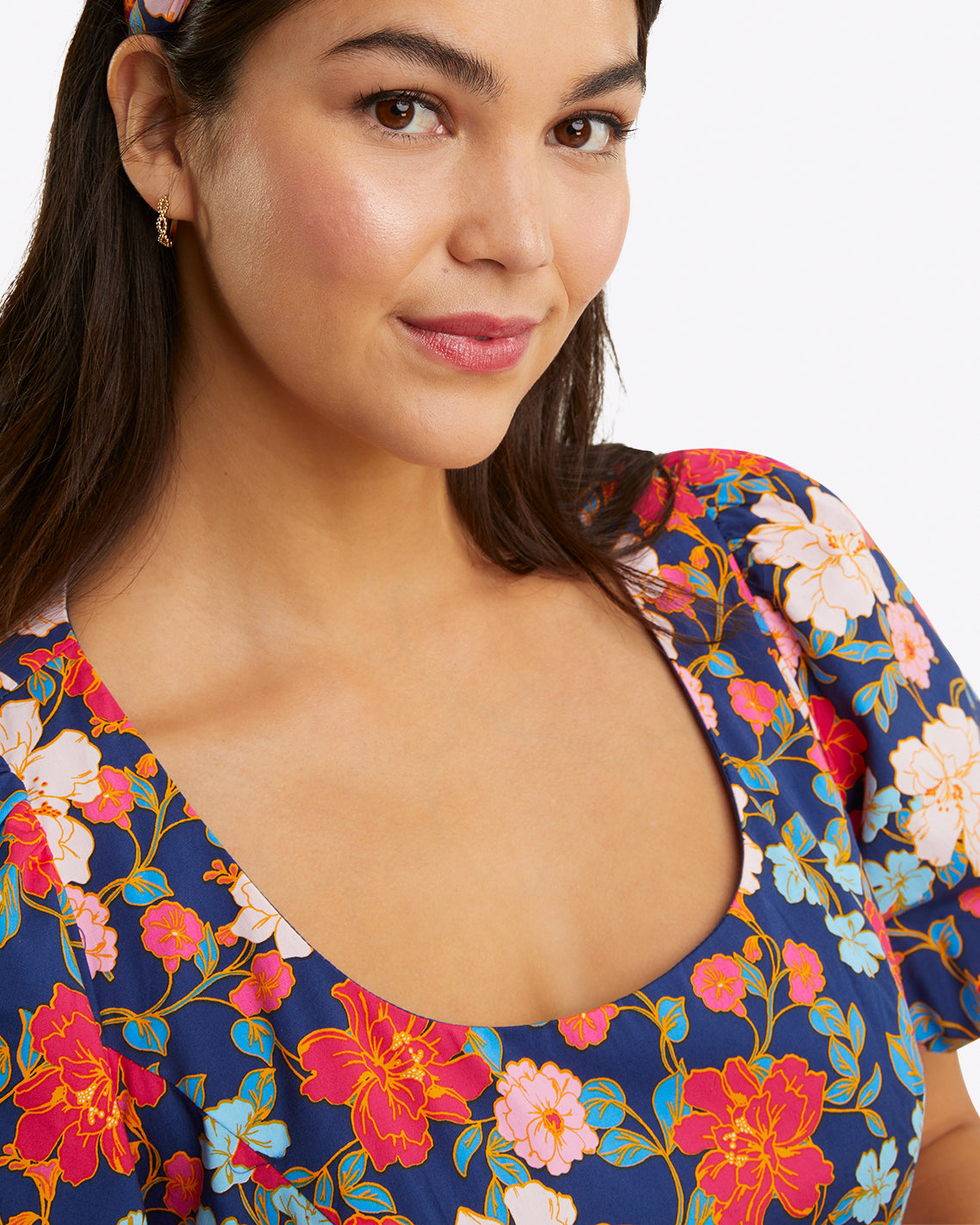 Julianne Midi Dress in Stretch Poplin | Draper James Best Seller