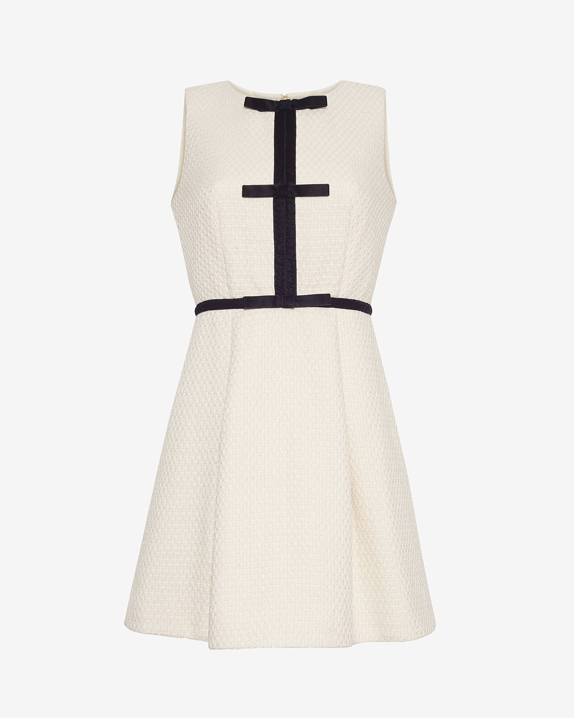 Sarabeth Tweed Mini Dress in Vanilla | Draper James New