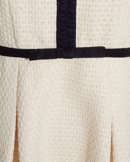 Sarabeth Tweed Mini Dress in Vanilla | Draper James New
